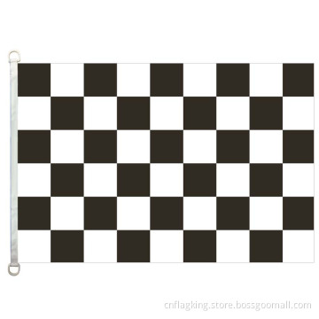 90*150cm Chequered Black and white flag 100% polyster
